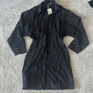 NWT Cos black mini dress - Sz 6